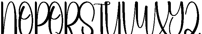 Wedding Britany Font UPPERCASE