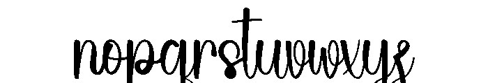 Wedding Britany Font LOWERCASE