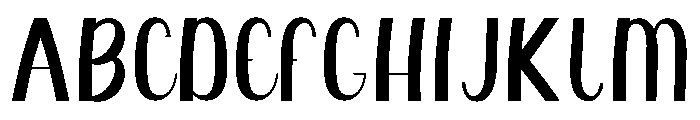 Wedding Building Font UPPERCASE