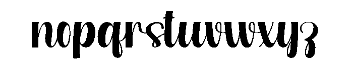 Wedding Building Font LOWERCASE