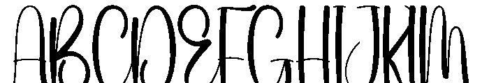 Wedding Burning Font UPPERCASE