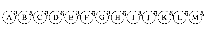 Wedding Butterfly Font UPPERCASE
