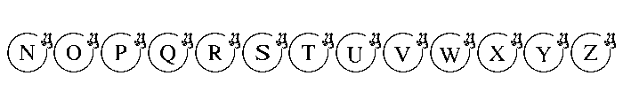 Wedding Butterfly Font UPPERCASE