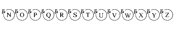 Wedding Butterfly Font LOWERCASE