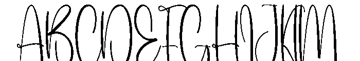 Wedding Calibration Font UPPERCASE