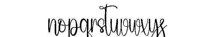 Wedding Calibration Font LOWERCASE