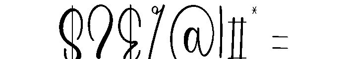 Wedding Casterly Font OTHER CHARS