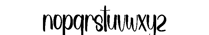 Wedding Casterly Font LOWERCASE