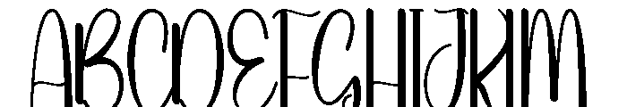 Wedding Cats Font UPPERCASE