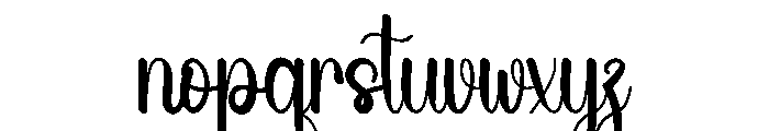 Wedding Cats Font LOWERCASE