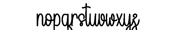 Wedding Clipart Font LOWERCASE