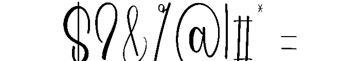 Wedding Cookies Font OTHER CHARS