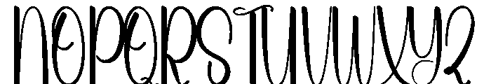 Wedding Cookies Font UPPERCASE