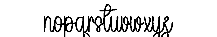Wedding Country Font LOWERCASE