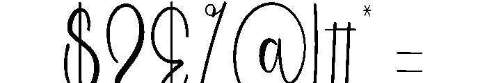 Wedding Cowboy Font OTHER CHARS
