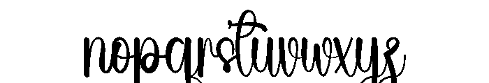 Wedding Cowboy Font LOWERCASE
