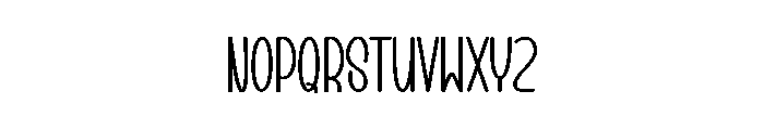 Wedding Crock Font LOWERCASE