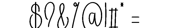 Wedding Cutegirl Font OTHER CHARS