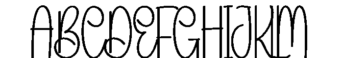 Wedding Cutegirl Font UPPERCASE