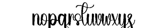 Wedding Days Font LOWERCASE