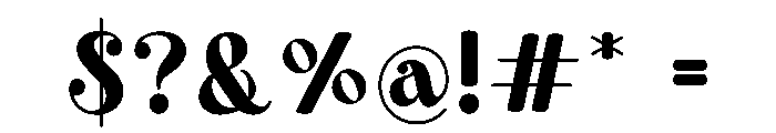 Wedding Destiny Font OTHER CHARS