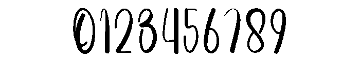 Wedding Digitaling Font OTHER CHARS