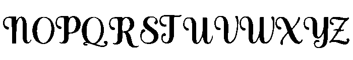 Wedding_Empress Font UPPERCASE