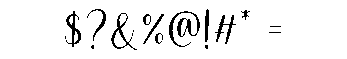 Wedding Enchanting Font OTHER CHARS