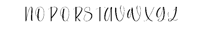 Wedding Enchanting1 Font UPPERCASE