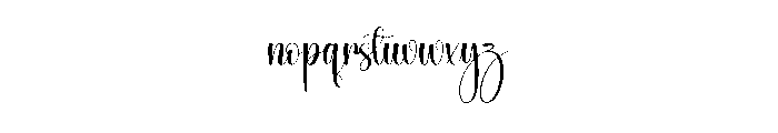 Wedding Enchanting1 Font LOWERCASE