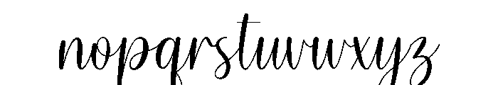 Wedding Enchanting Font LOWERCASE