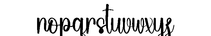 Wedding Gabrielle Font LOWERCASE