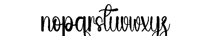 Wedding Hightmach Font LOWERCASE