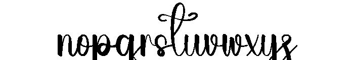 Wedding Honeylace Font LOWERCASE