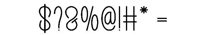 Wedding Honeymoon Font OTHER CHARS