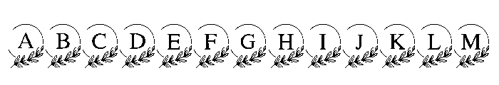 Wedding Leaves FONT
