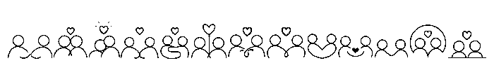 Wedding Love Icons Font LOWERCASE