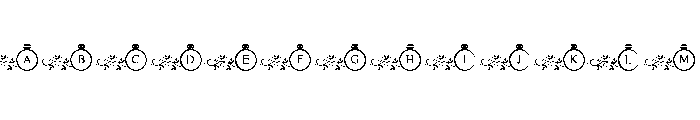Wedding Luxury Monogram Font UPPERCASE