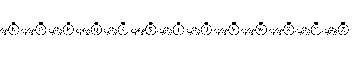 Wedding Luxury Monogram Font UPPERCASE