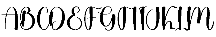 Wedding Magnolia Font UPPERCASE