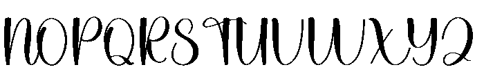 Wedding Magnolia Font UPPERCASE