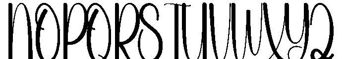 Wedding Melanie Font UPPERCASE