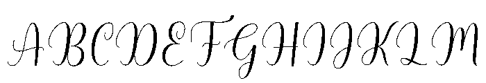 Wedding Natalia Font UPPERCASE