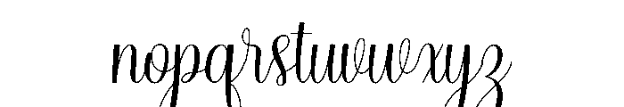 Wedding Natalia Font LOWERCASE