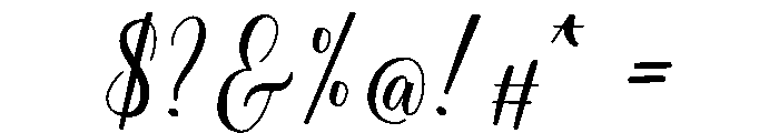 Wedding Nayla Font OTHER CHARS