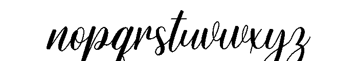 Wedding Nayla Font LOWERCASE