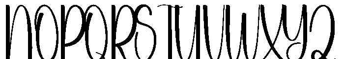 Wedding North Font UPPERCASE