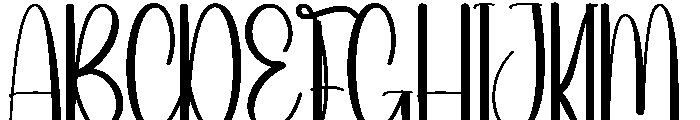 Wedding Outside Font UPPERCASE