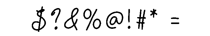 Wedding Planning Font OTHER CHARS