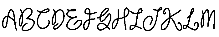 Wedding Planning Font UPPERCASE